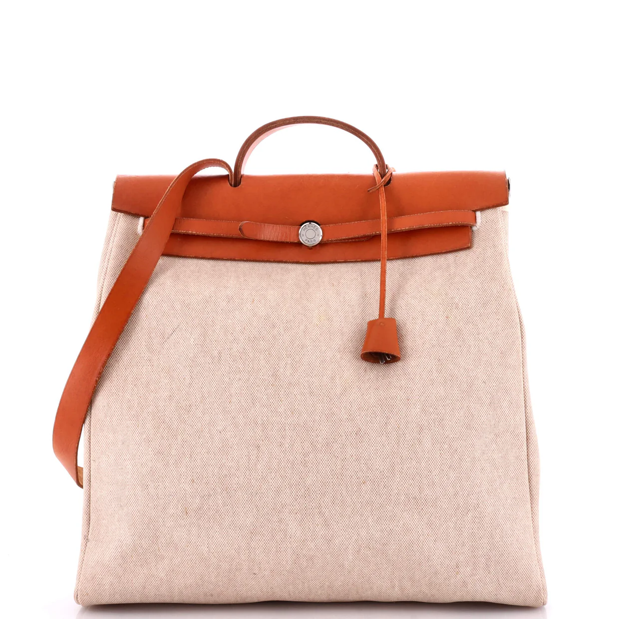 Herbag Toile and Leather MM - Deep Luxury