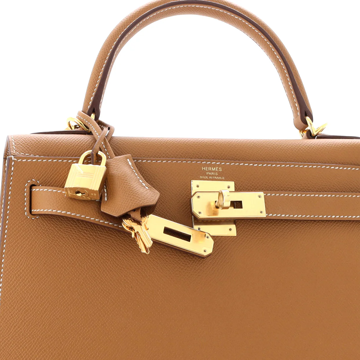 Kelly Handbag Gold Epsom with Gold Hardware 28 - Deep Luxury