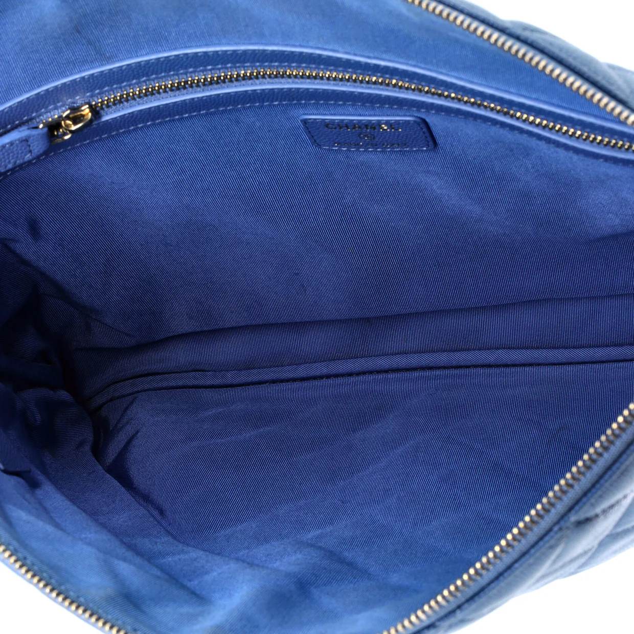 O Case Clutch Quilted Caviar Large - Deep Luxury