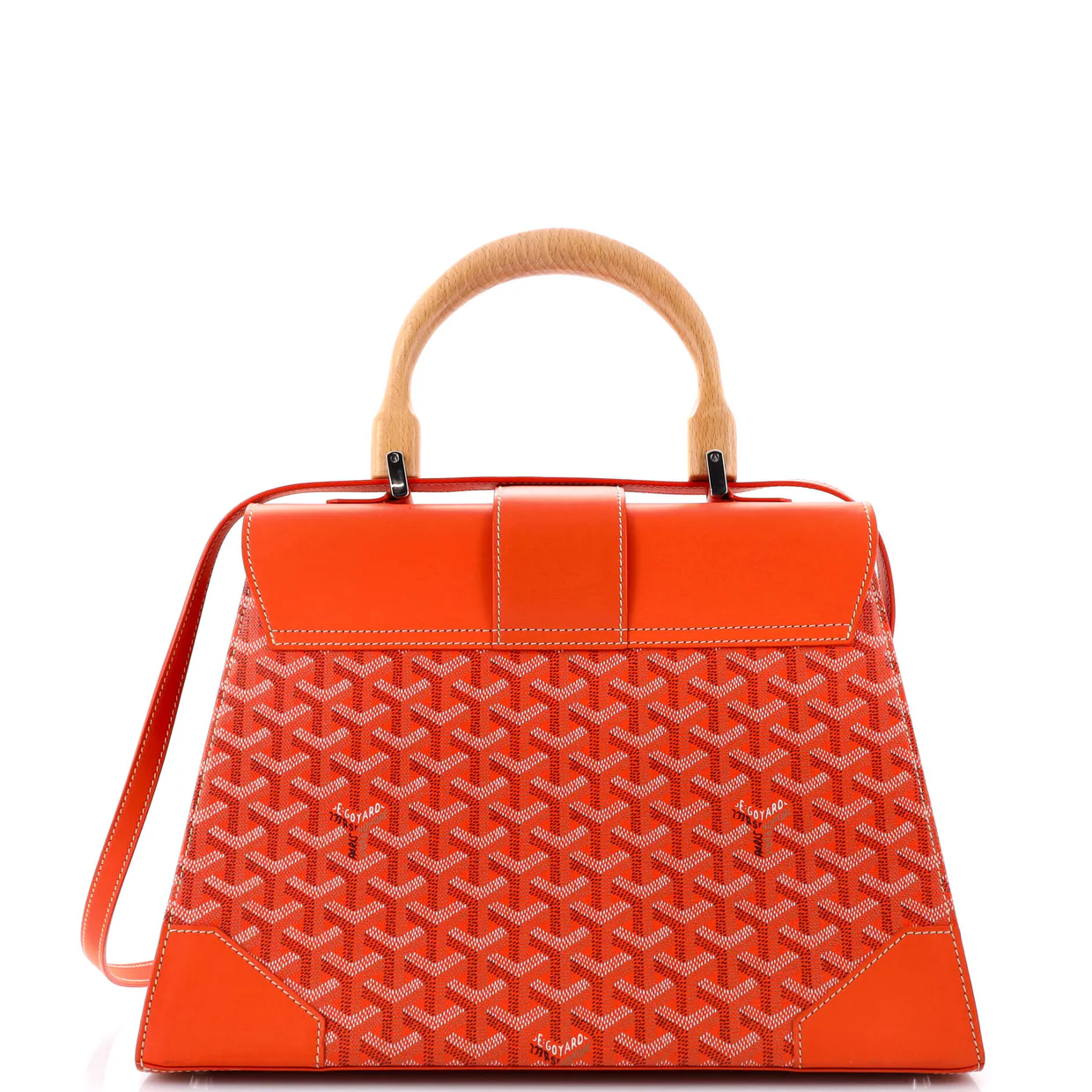 Saigon Top Handle Bag Coated Canvas with Leather MM - Deep Luxury