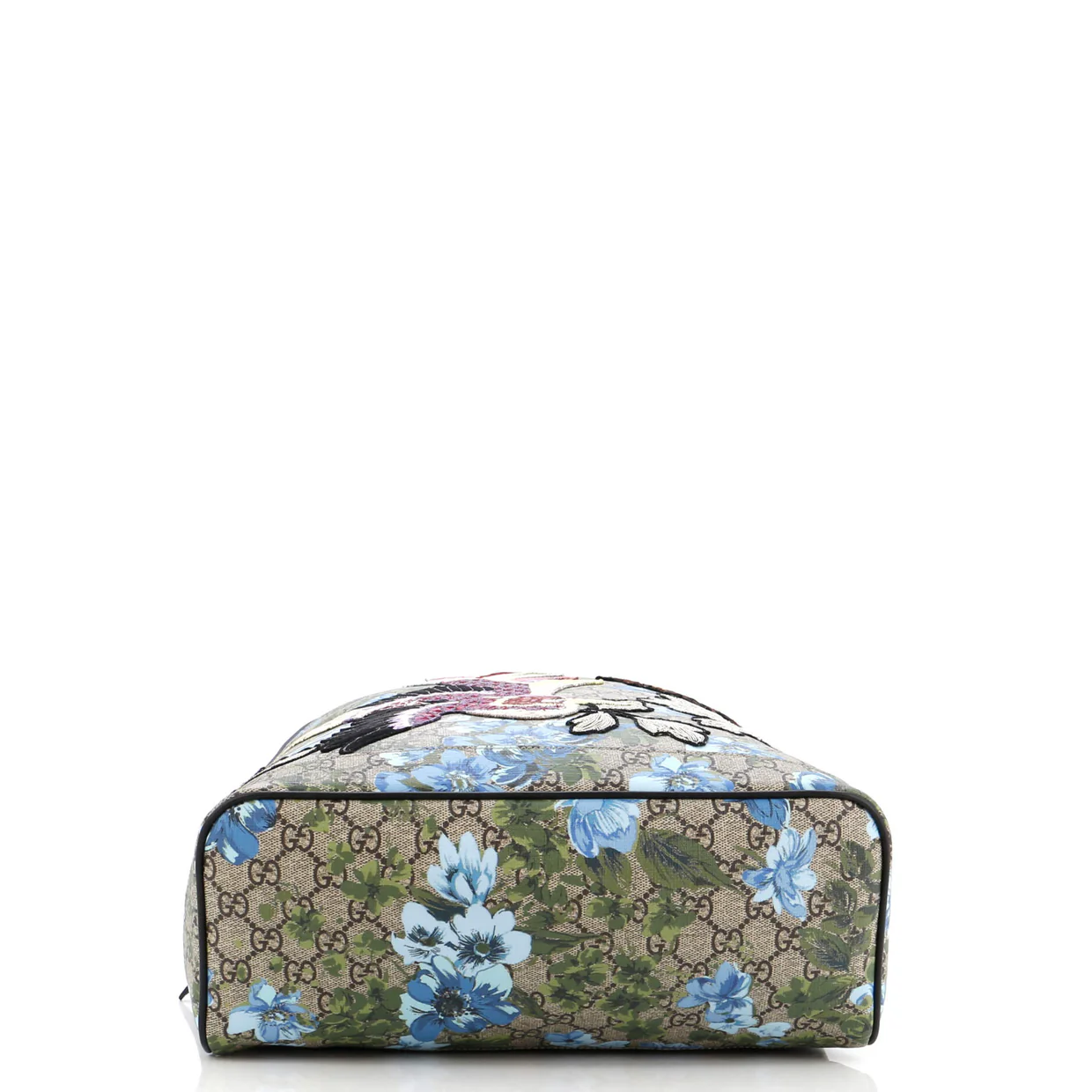 Zip Backpack Embroidered Printed GG Coated Canvas Medium - Deep Luxury