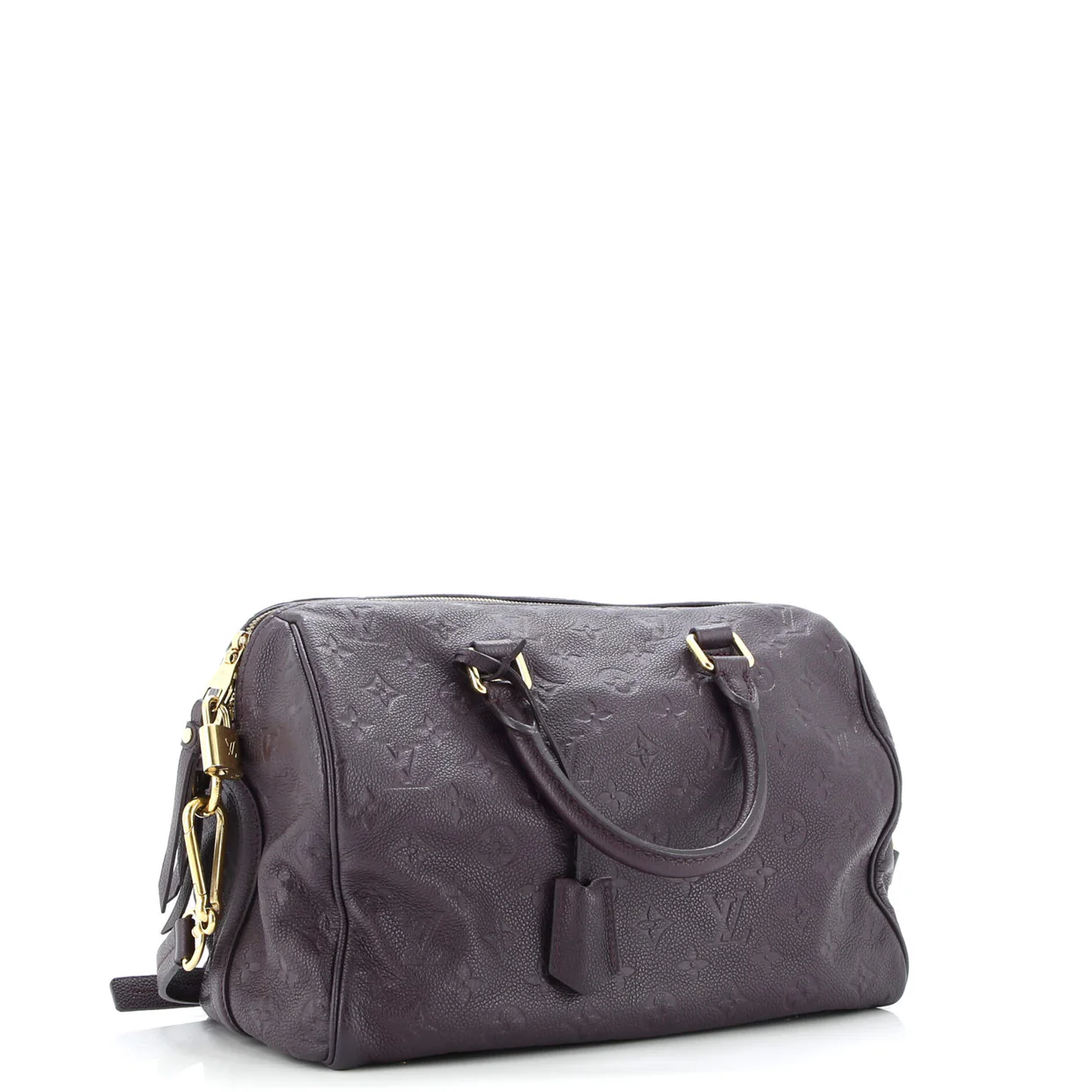 Speedy Bandouliere Bag Monogram Empreinte Leather 30 - Deep Luxury