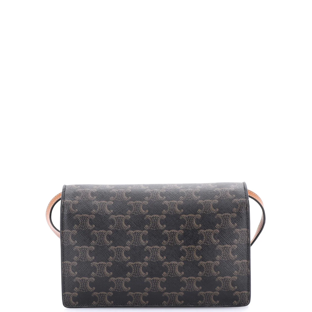 Wallet on Strap Triomphe Coated Canvas - Deep Luxury