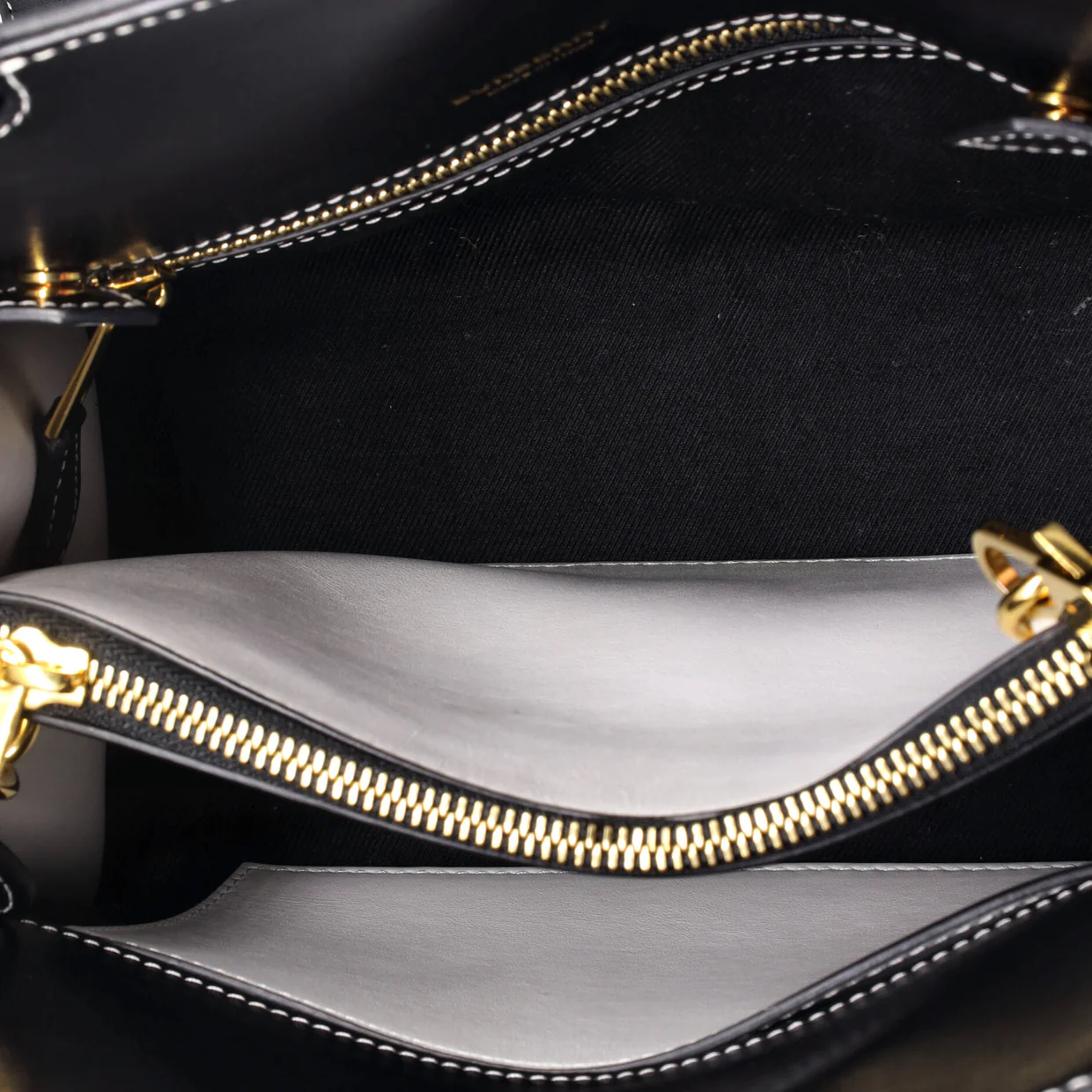 Title Top Handle Bag Leather Mini - Deep Luxury