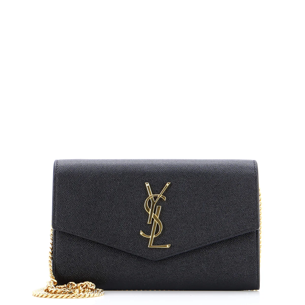Uptown Chain Wallet Leather - Deep Luxury