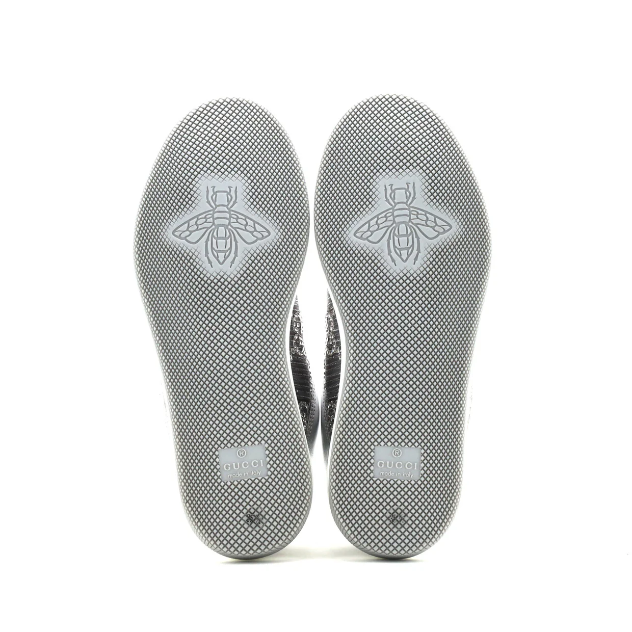 Screener Sneakers Leather with Crystals - Deep Luxury