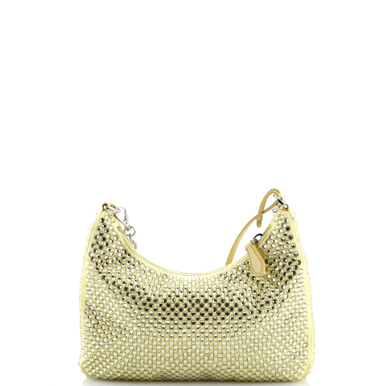 Re-Edition 2005 Shoulder Bag Crystal Embellished Satin Small - Deep Luxury