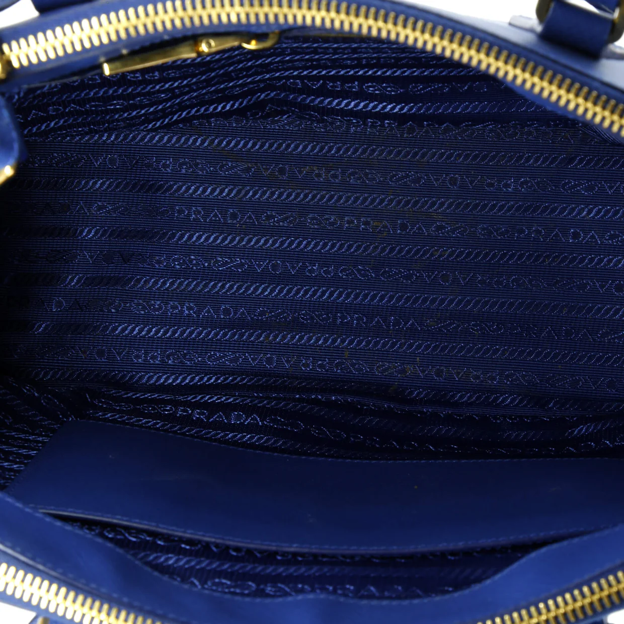 Double Zip Lux Tote Saffiano Leather Medium - Deep Luxury