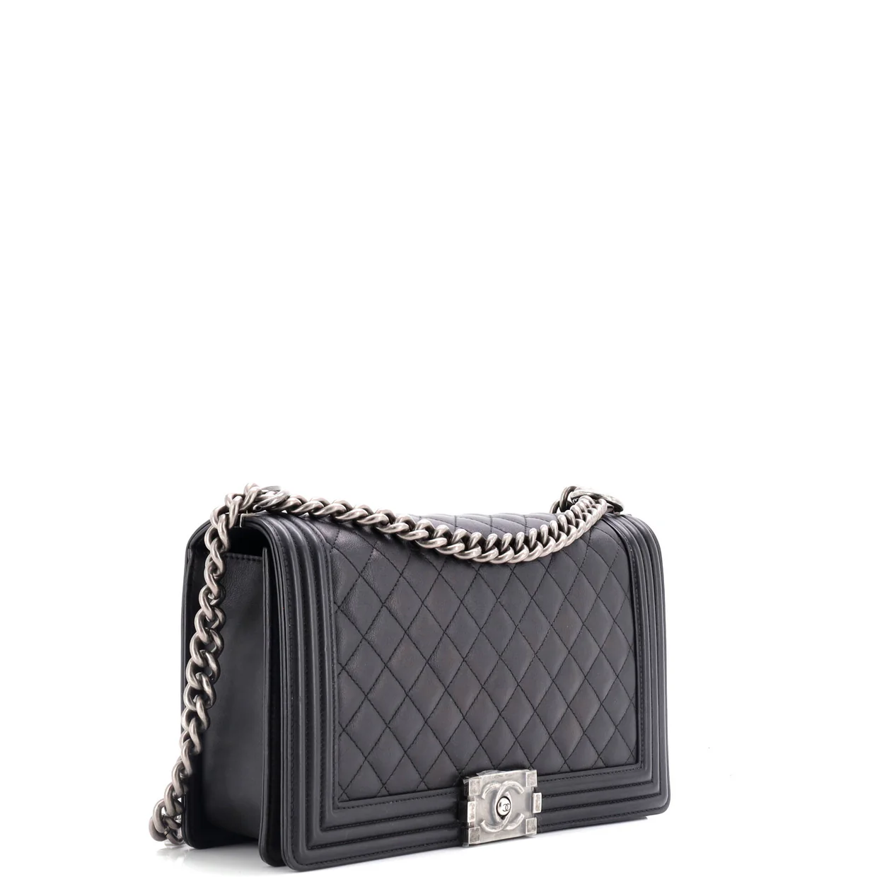 Boy Flap Bag Quilted Calfskin New Medium - Deep Luxury