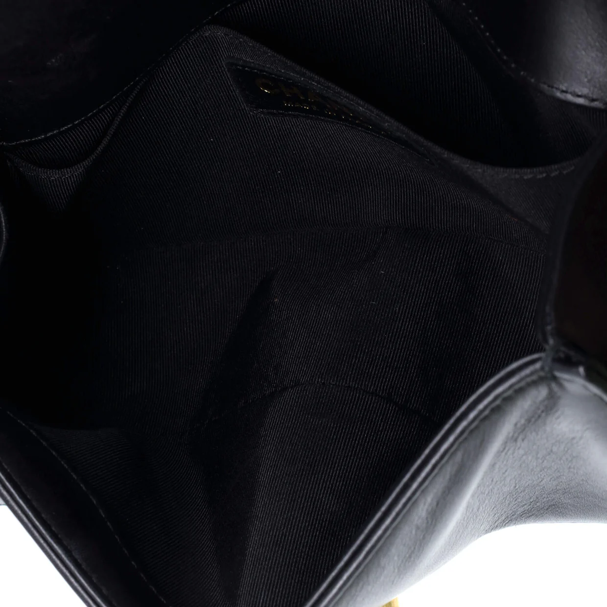 Boy Flap Bag Chevron Lambskin Small - Deep Luxury