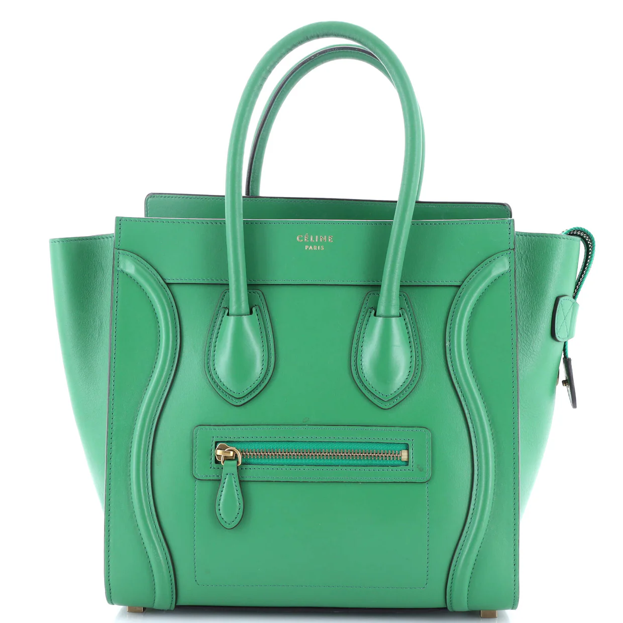 Luggage Bag Smooth Leather Micro - Deep Luxury