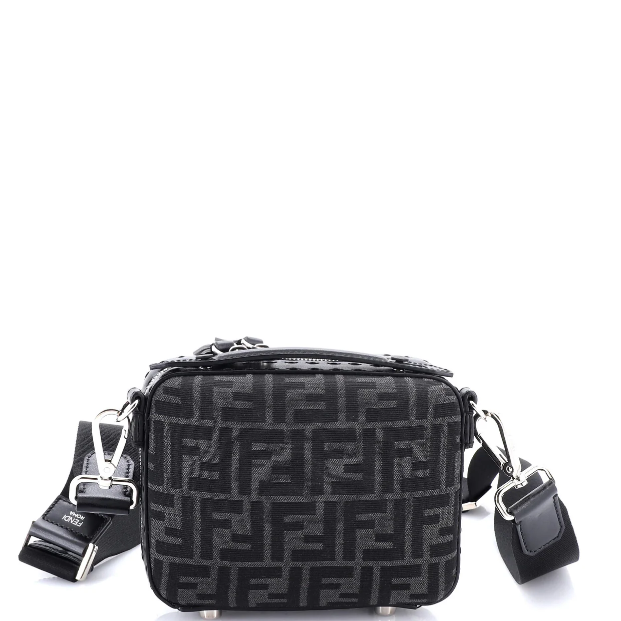 Suitcase Crossbody Bag Zucca Canvas Mini - Deep Luxury