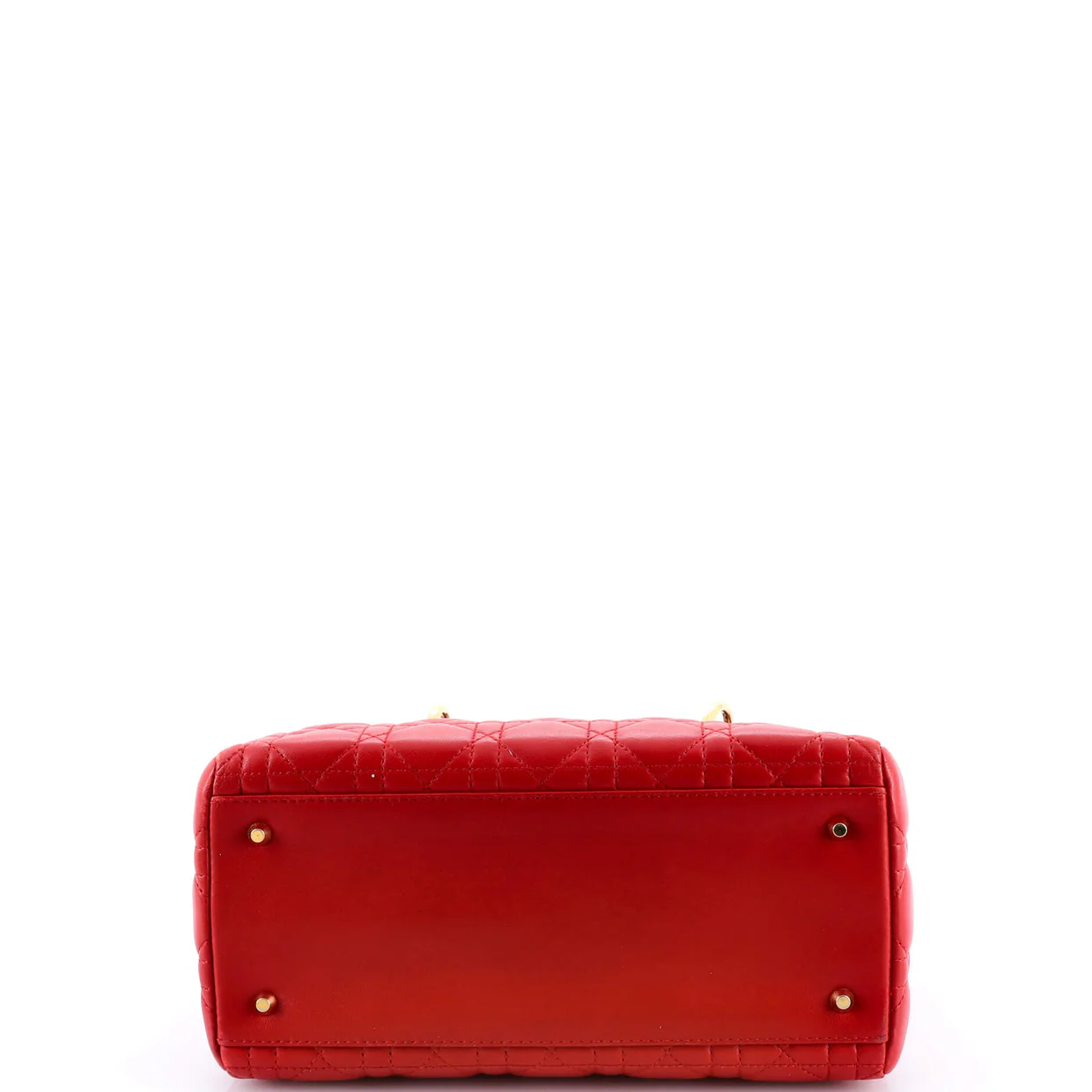 Lady Dior Bag Cannage Quilt Lambskin Medium - Deep Luxury