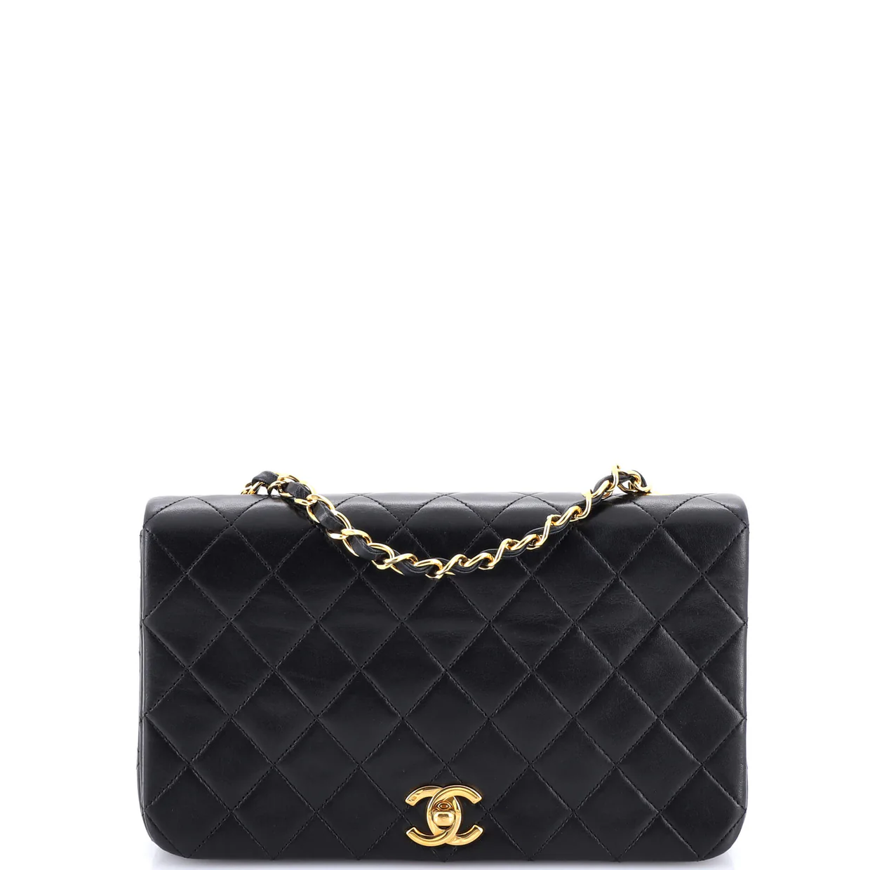 Vintage Full Flap Bag Quilted Lambskin Medium - Deep Luxury