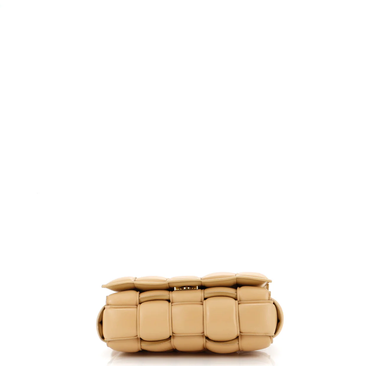 Cassette Crossbody Bag Padded Maxi Intrecciato Leather Small - Deep Luxury