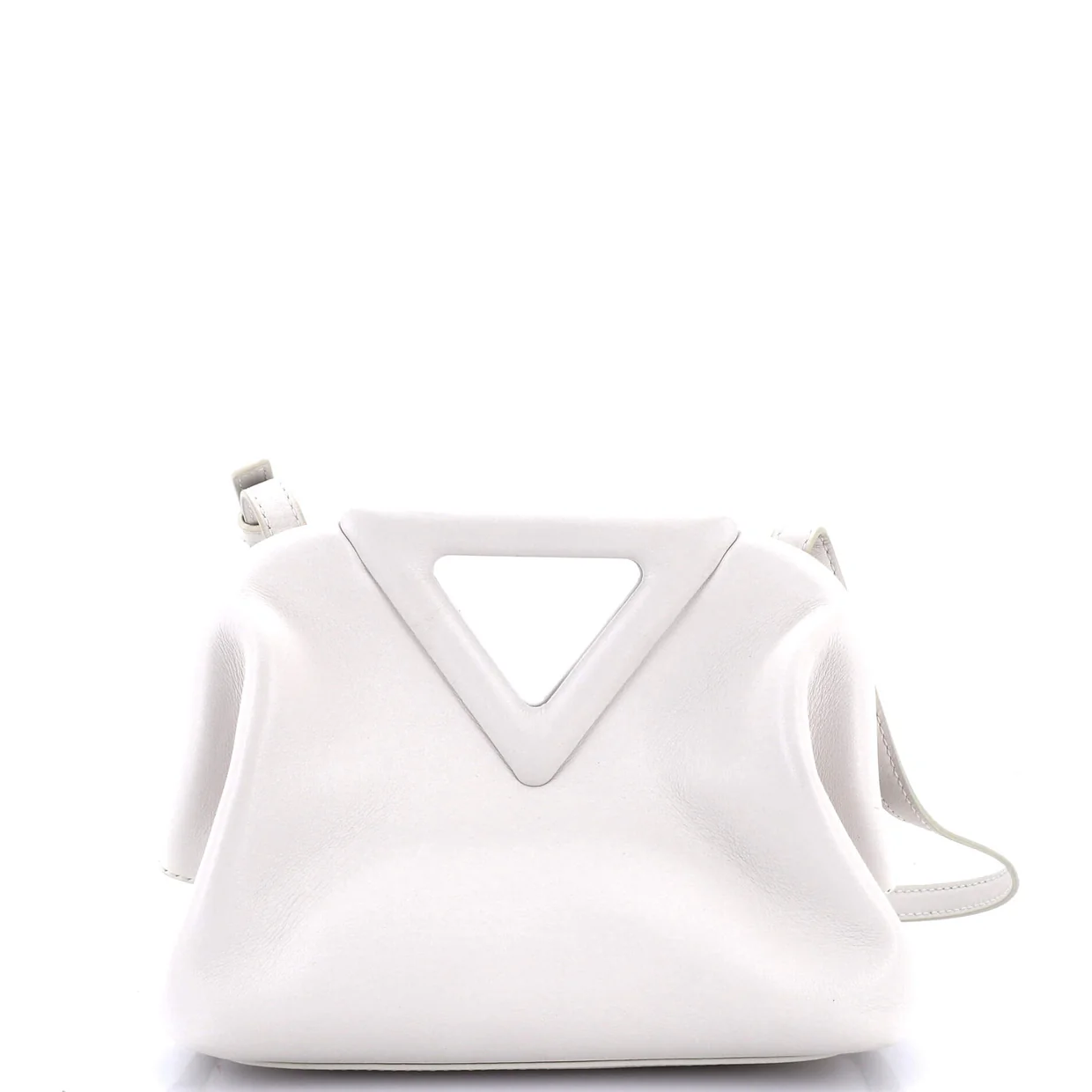 Point Shoulder Bag Leather Small - Deep Luxury