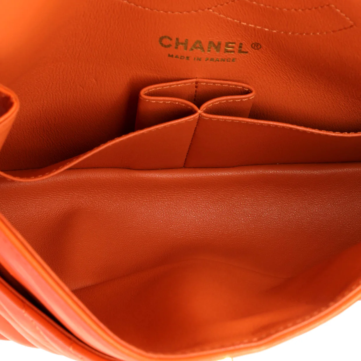 Reissue 2.55 Flap Bag Chevron Aged Calfskin 225 - Deep Luxury