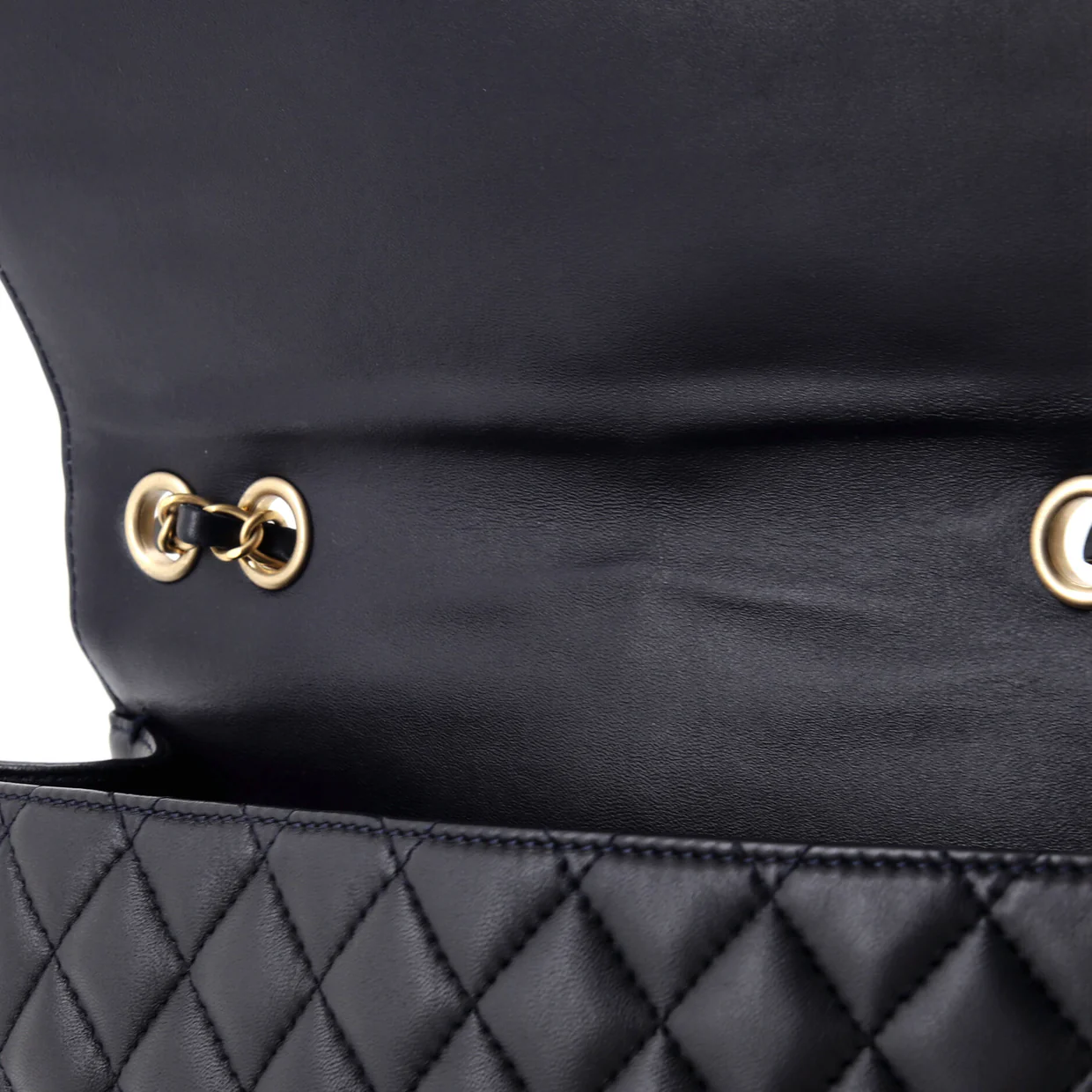 Mademoiselle Chic Flap Bag Quilted Lambskin Jumbo - Deep Luxury