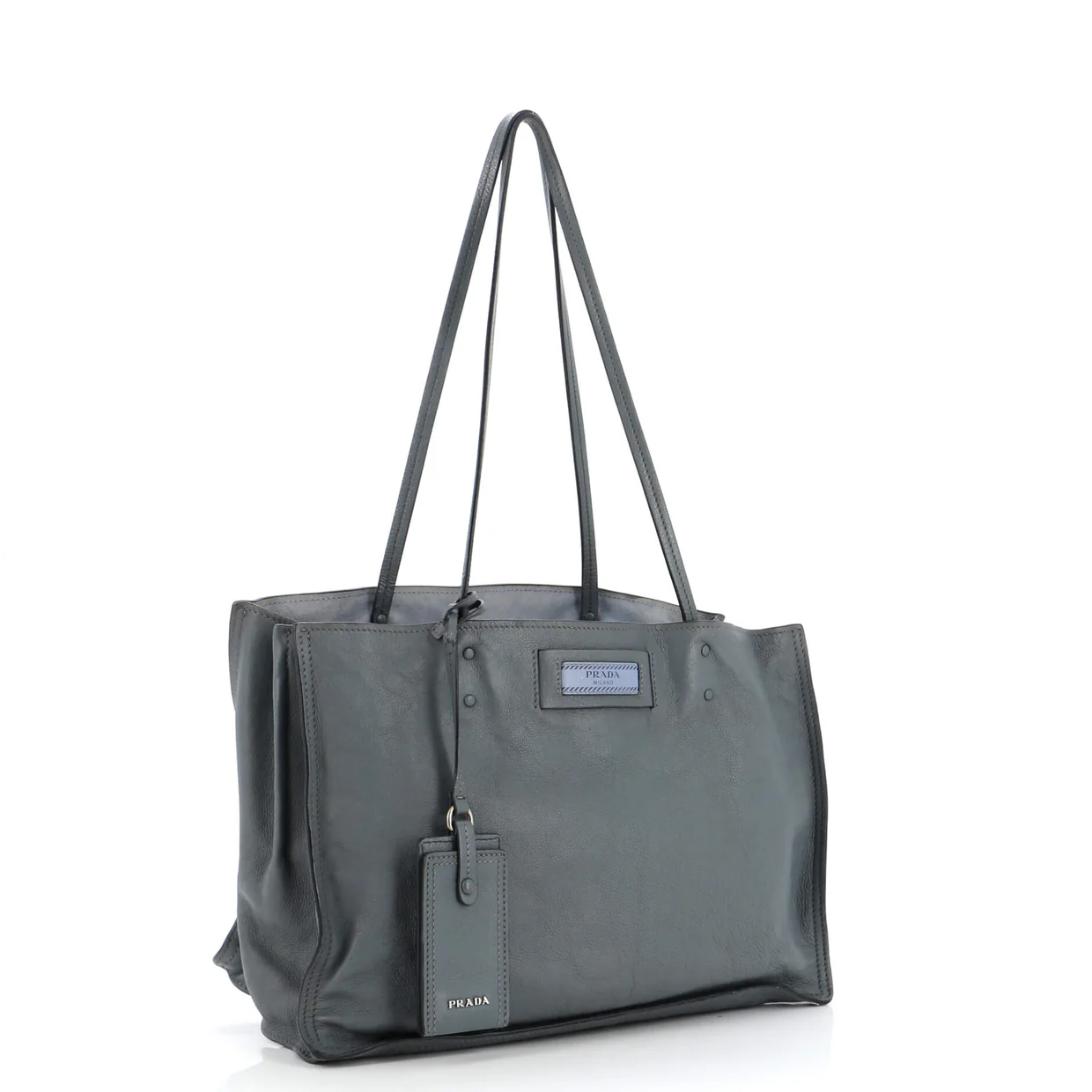Etiquette Tote Glace Calf Medium - Deep Luxury