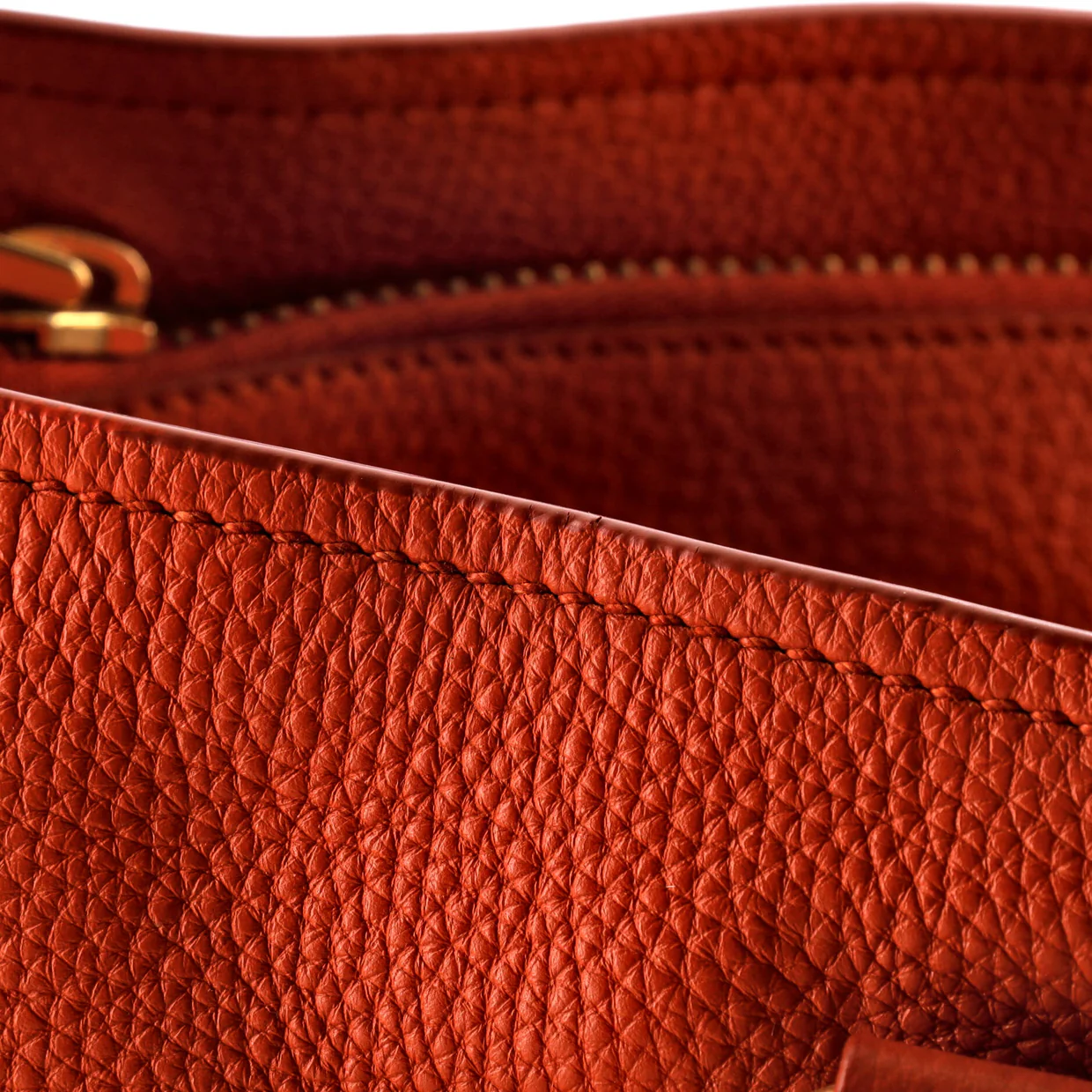 Convertible Shopping Tote Vitello Daino Medium - Deep Luxury