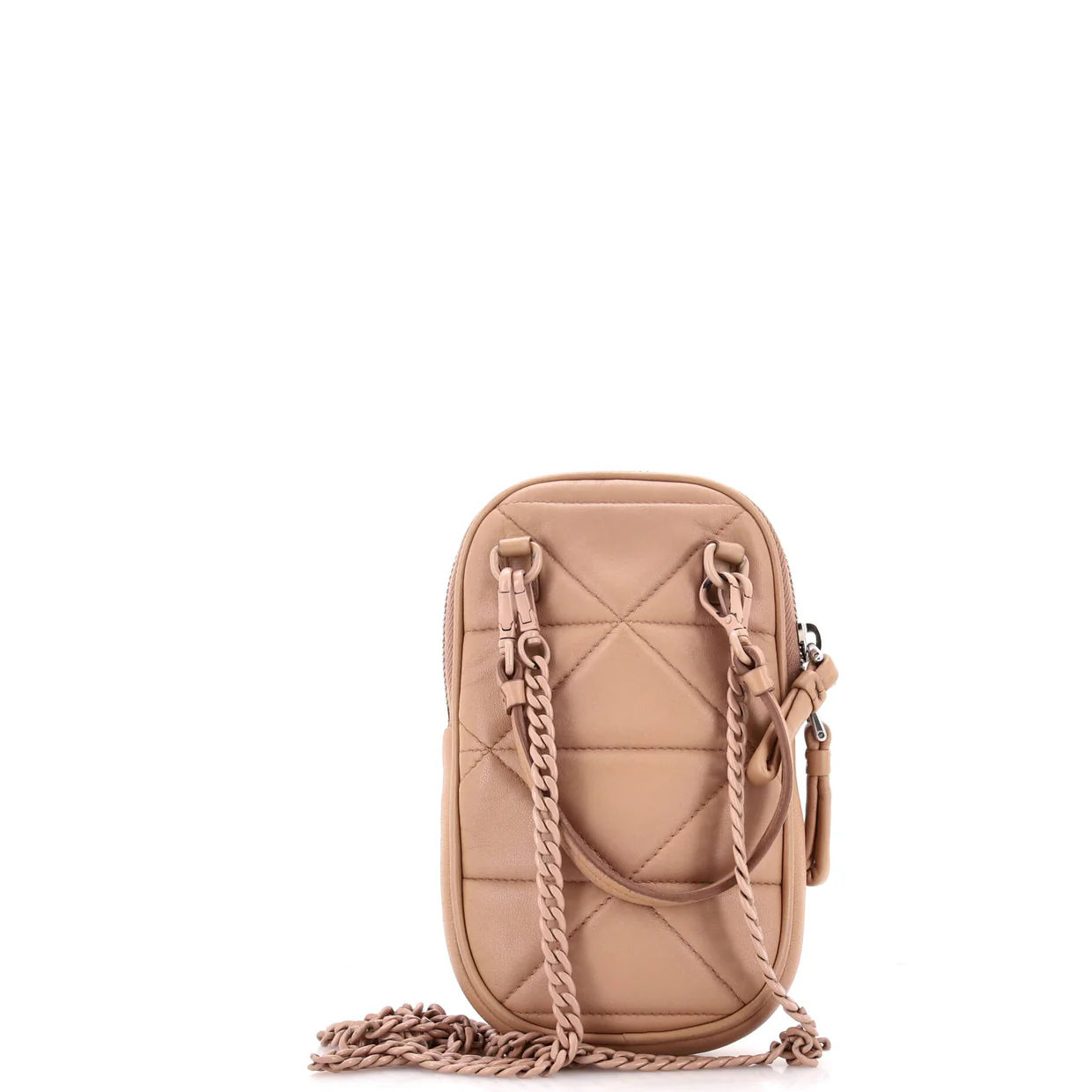 Spectrum Phone Holder Crossbody Bag Quilted Nappa Leather - Deep Luxury