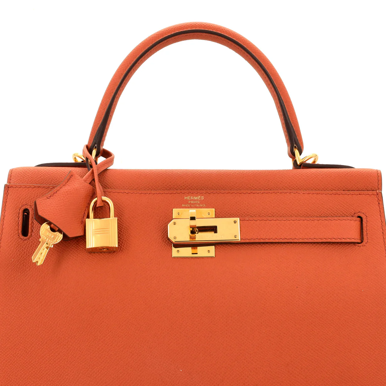 Kelly Handbag Terre Battue Epsom with Gold Hardware 28 - Deep Luxury