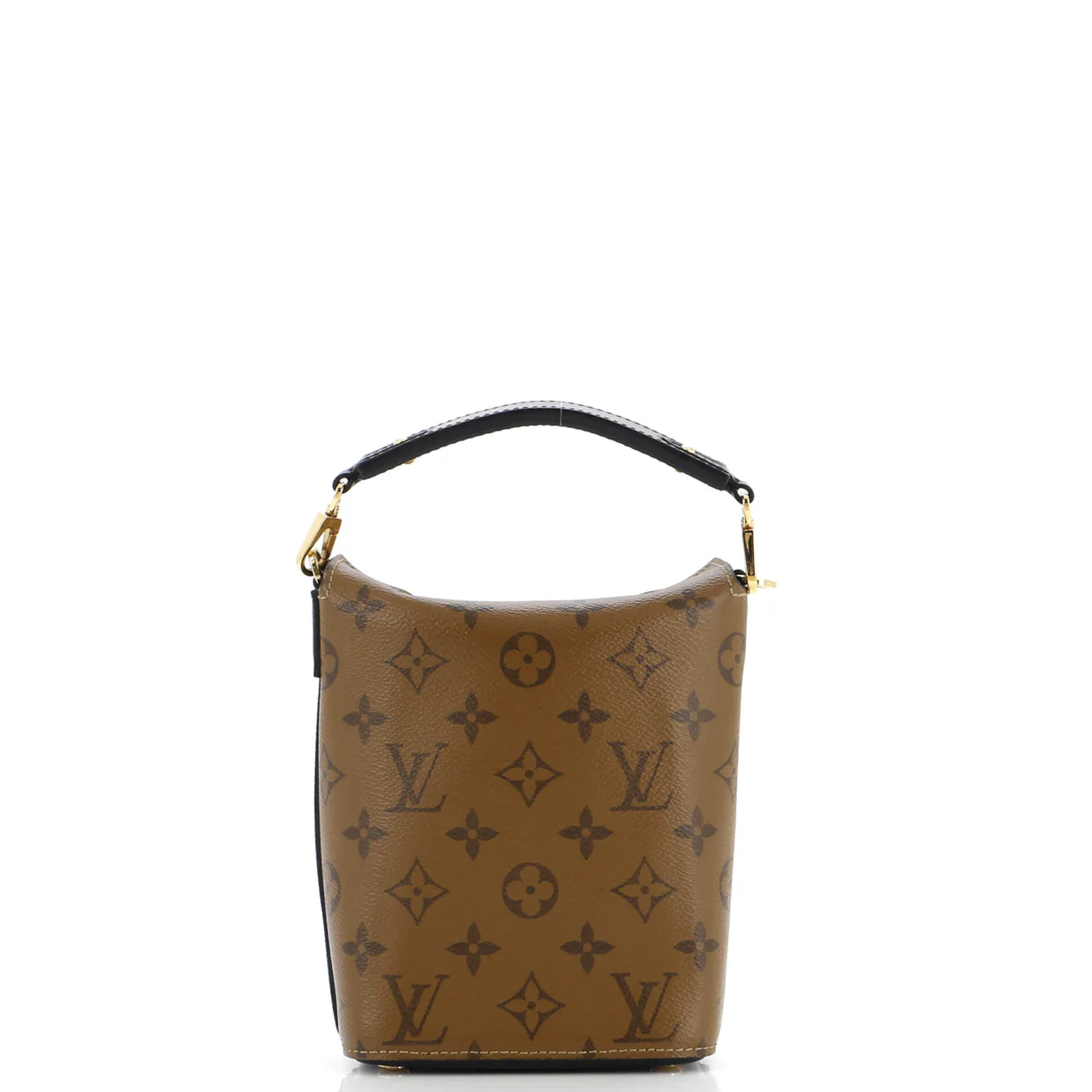 Bento Box Handbag Reverse Monogram Canvas - Deep Luxury
