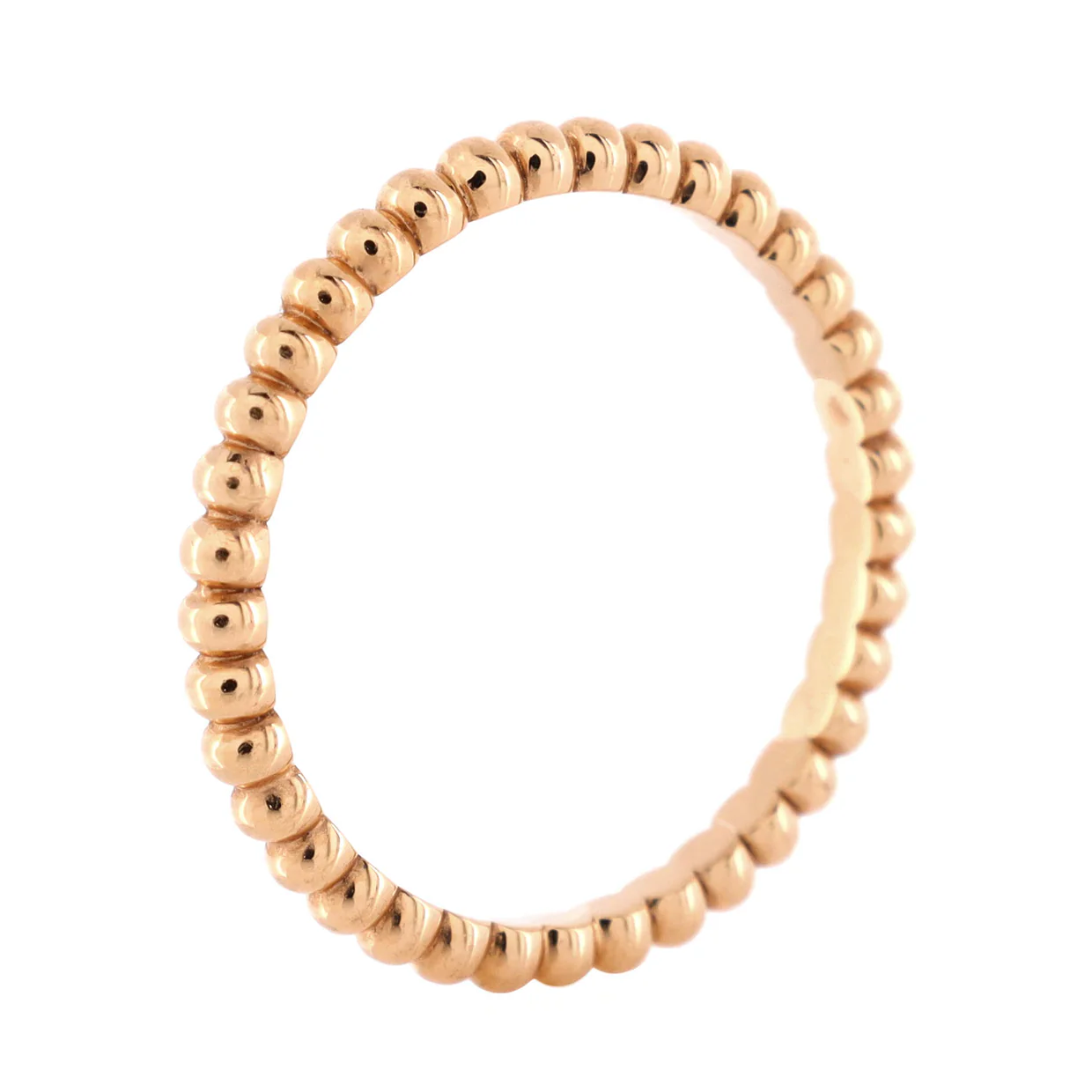 Perlee Ring 18K Rose Gold Small - Deep Luxury