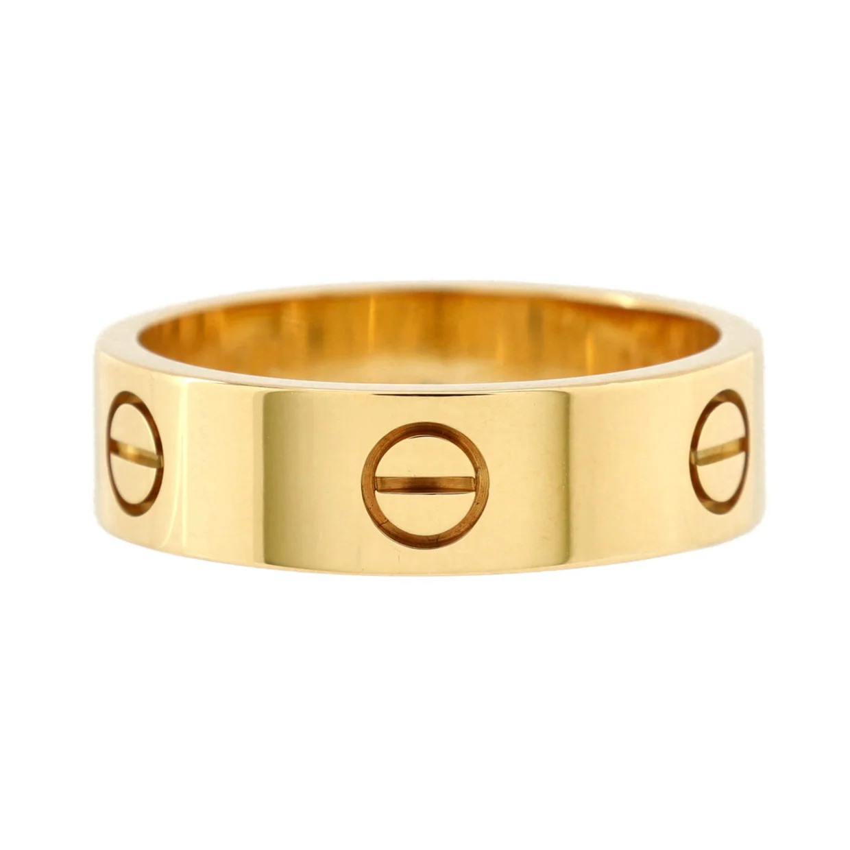 Love Band Ring 18K Yellow Gold - Deep Luxury