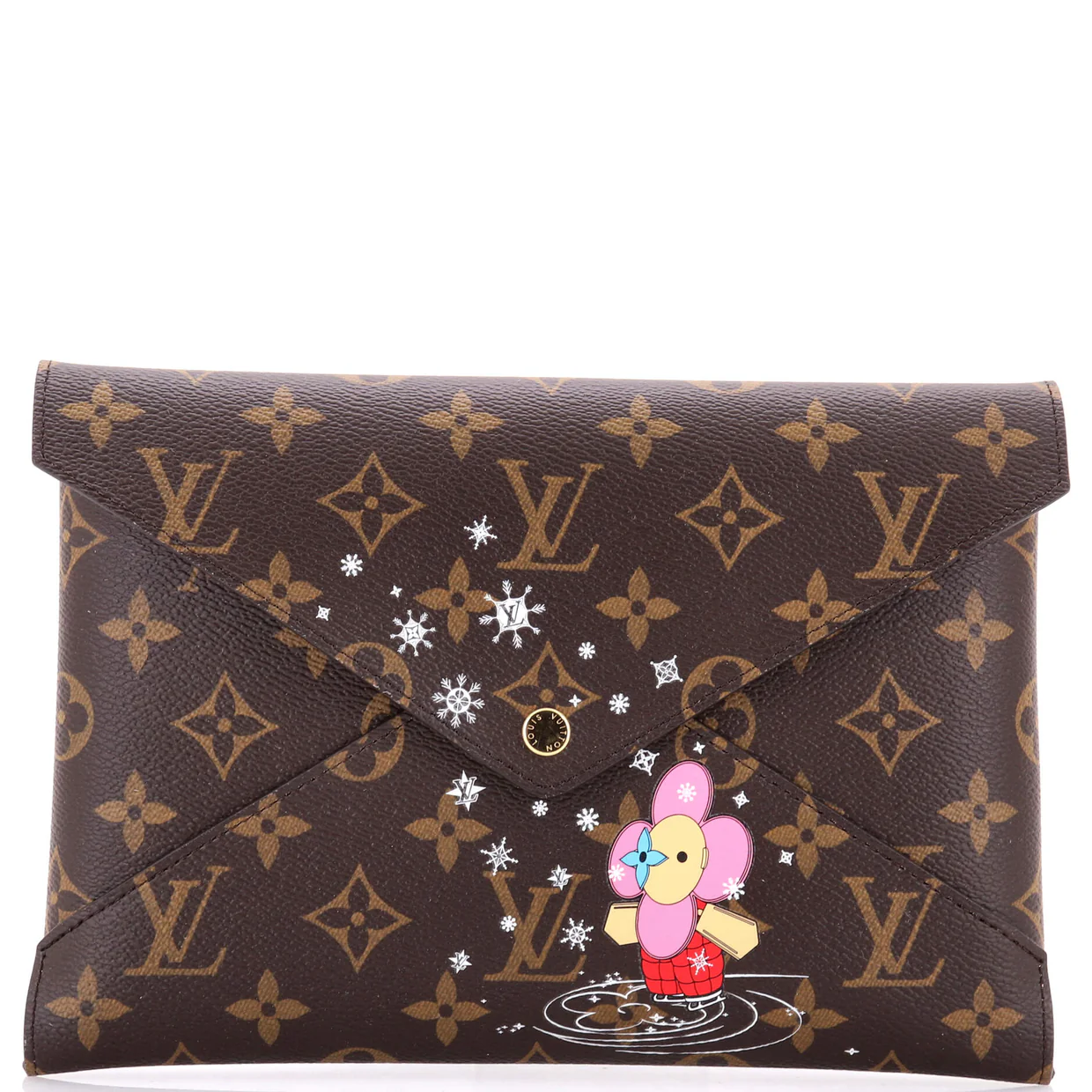 Kirigami Pochette Set Limited Edition Vivienne Xmas Monogram Canvas - Deep Luxury