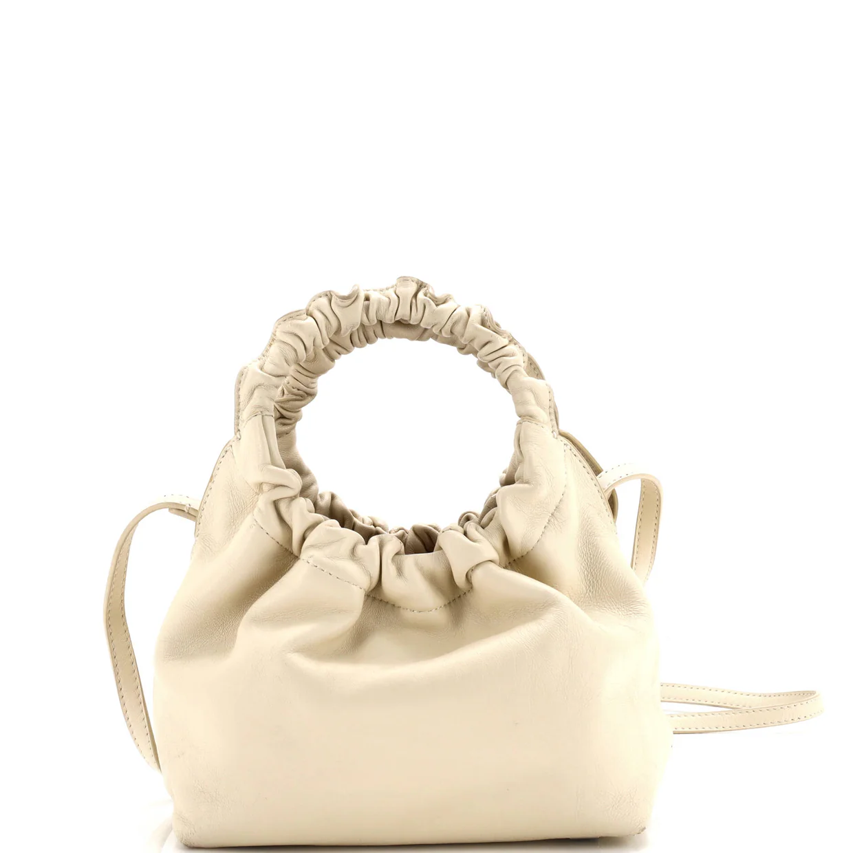 Double Circle Bag Leather Small - Deep Luxury