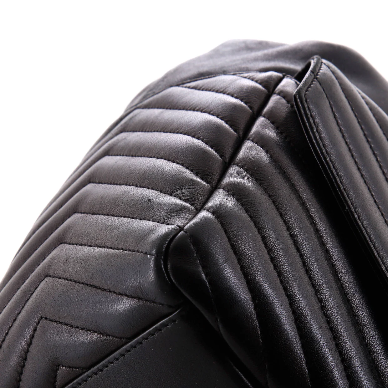 Joe Backpack Matelasse Chevron Leather - Deep Luxury