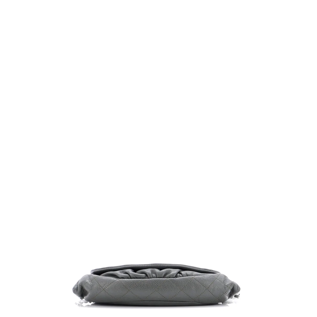 Half Moon Wallet on Chain Caviar - Deep Luxury