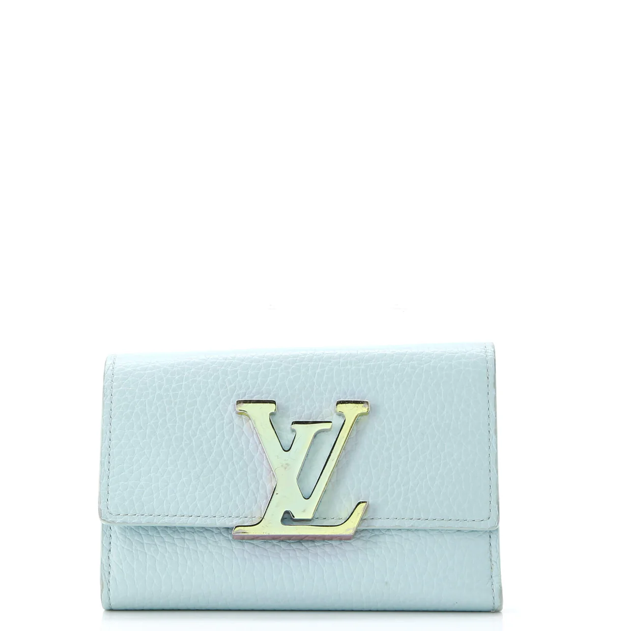 Capucines Wallet Leather Compact - Deep Luxury