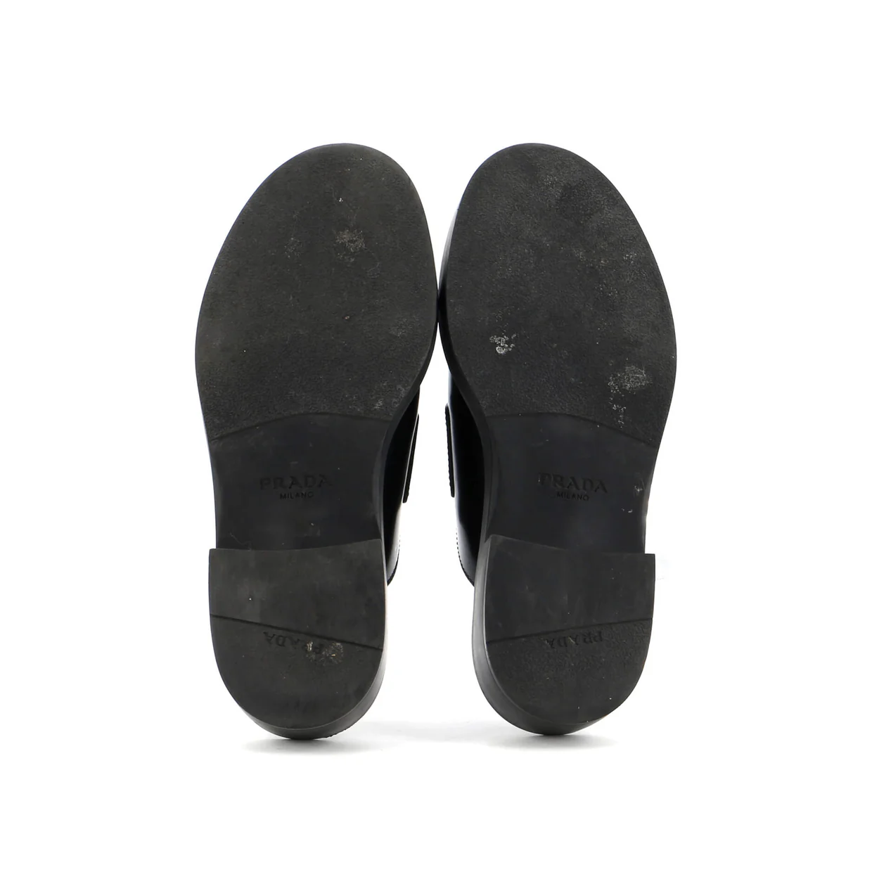 Women's Triangle Logo Slide Mules Leather - Deep Luxury
