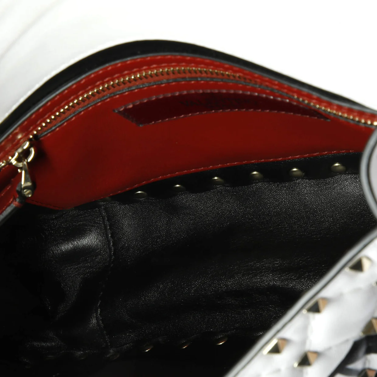 VLTN Rockstud Spike Flap Bag Quilted Leather Medium - Deep Luxury