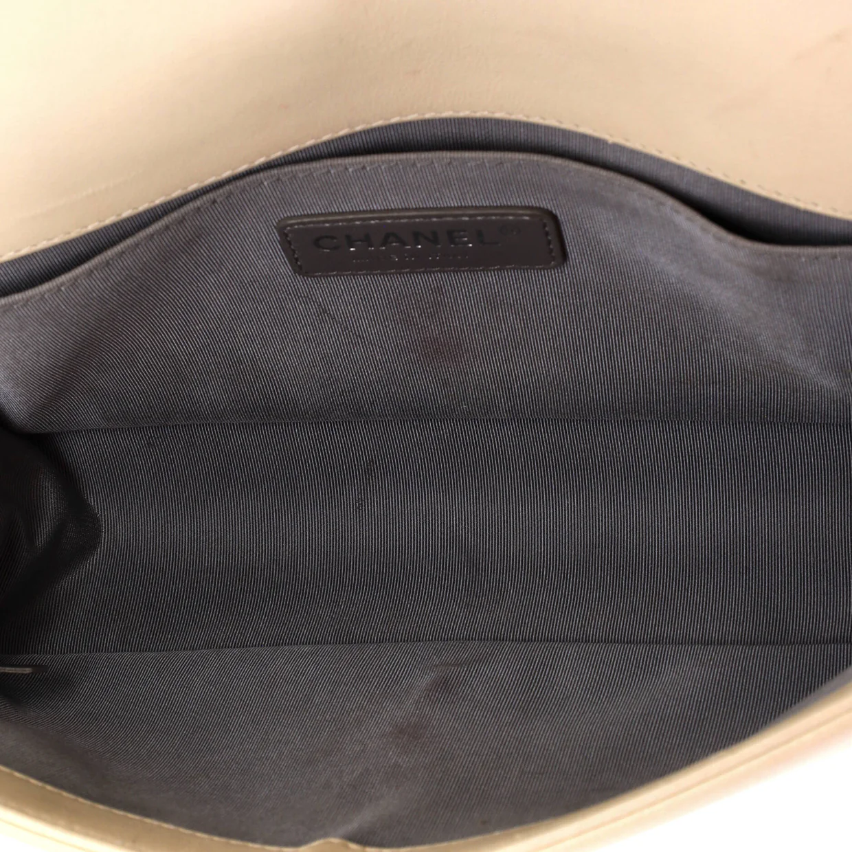 Boy Flap Bag Chevron Calfskin Old Medium - Deep Luxury