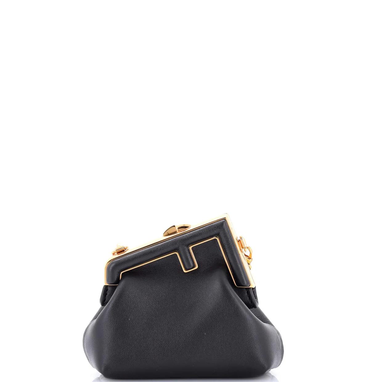 First Charm Crossbody Bag Leather Nano - Deep Luxury