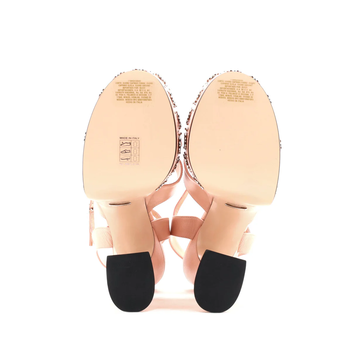 Women's Janaya GG Studded Platform Sandals Leather - Deep Luxury