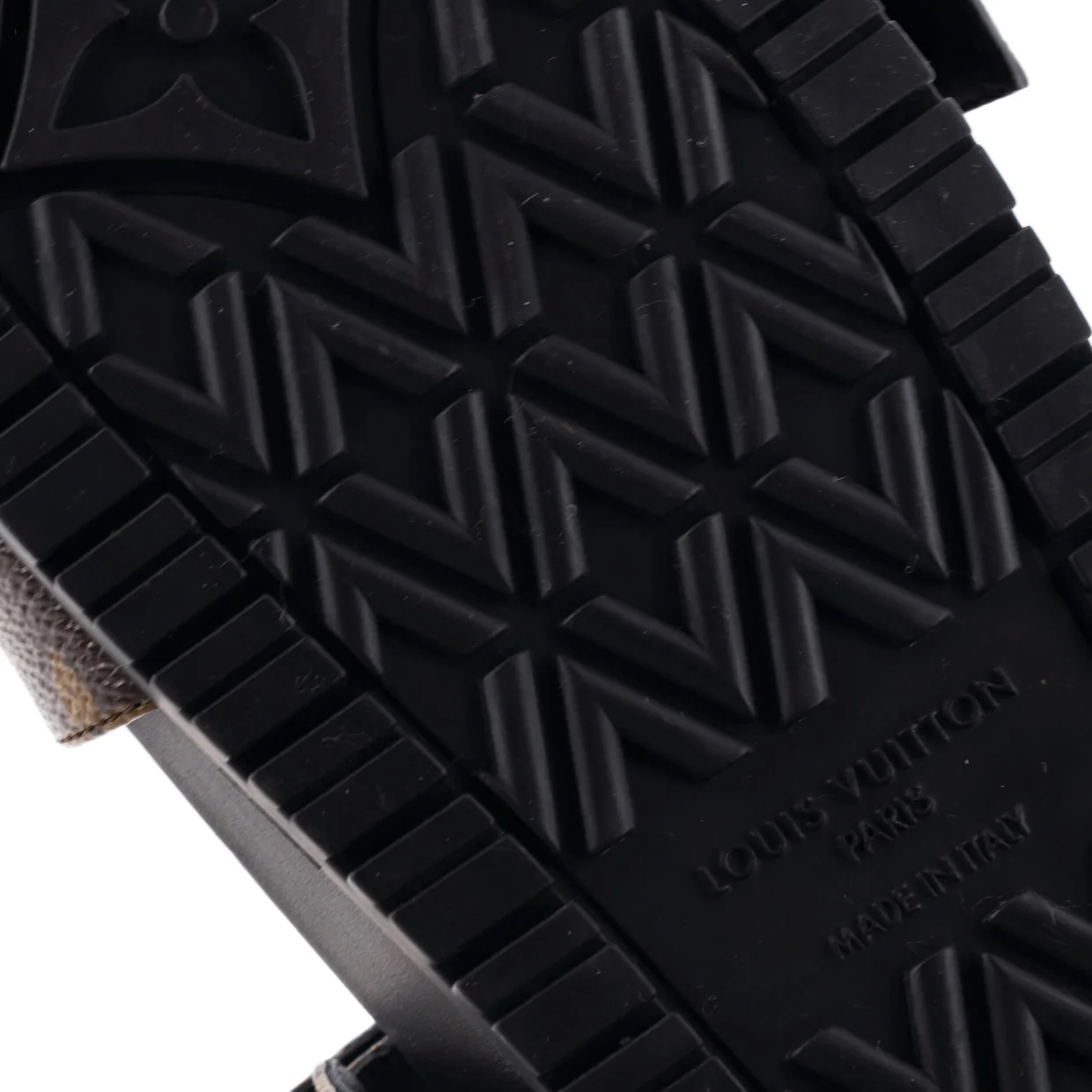 Women's Bom Dia Flat Mules Monogram Canvas - Deep Luxury