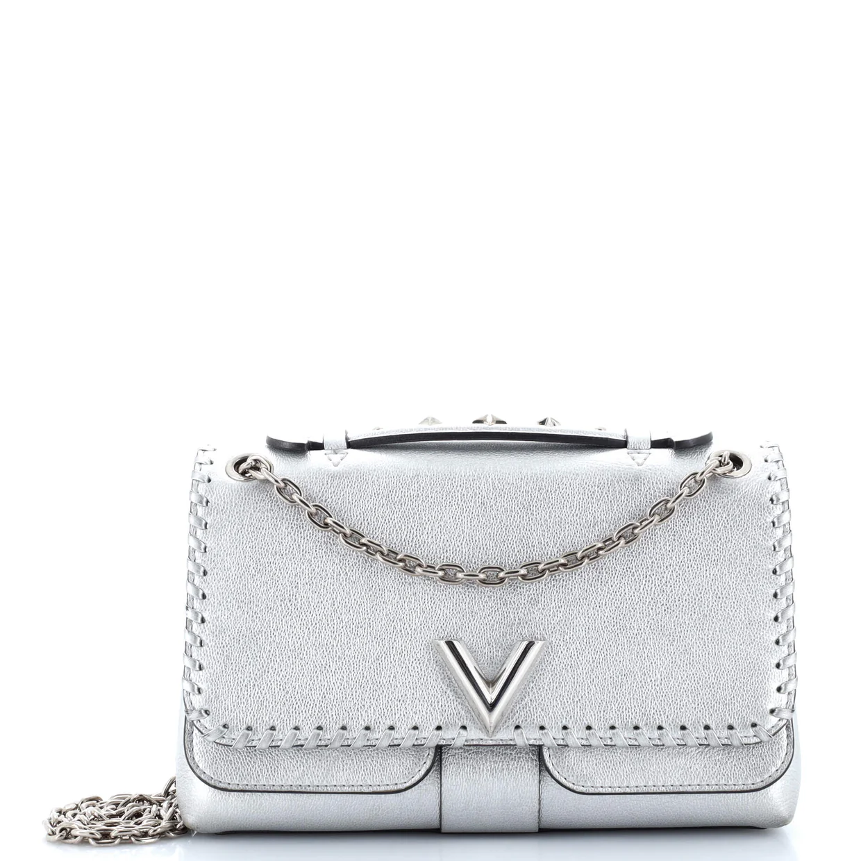 Very Chain Bag Whipstitch Leather - Deep Luxury