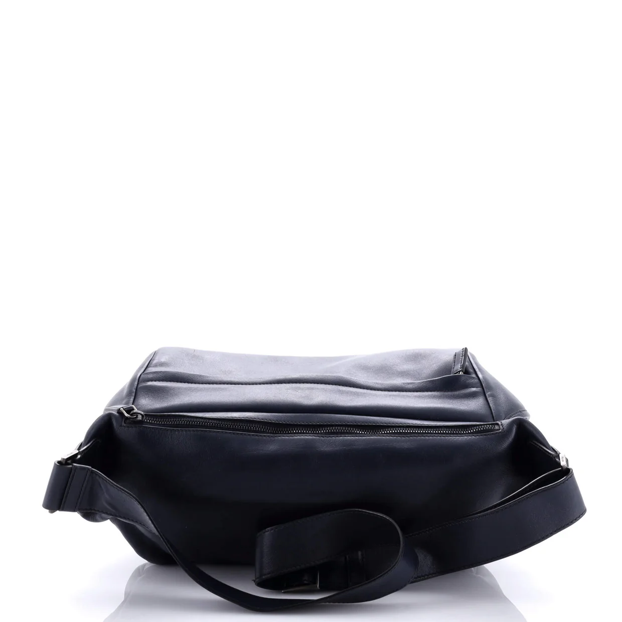 Double Buckle Flap Camera Bag Soft Calf Medium - Deep Luxury