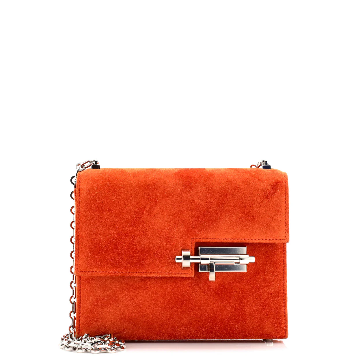 Verrou Chaine Bag Doblis Suede Mini - Deep Luxury