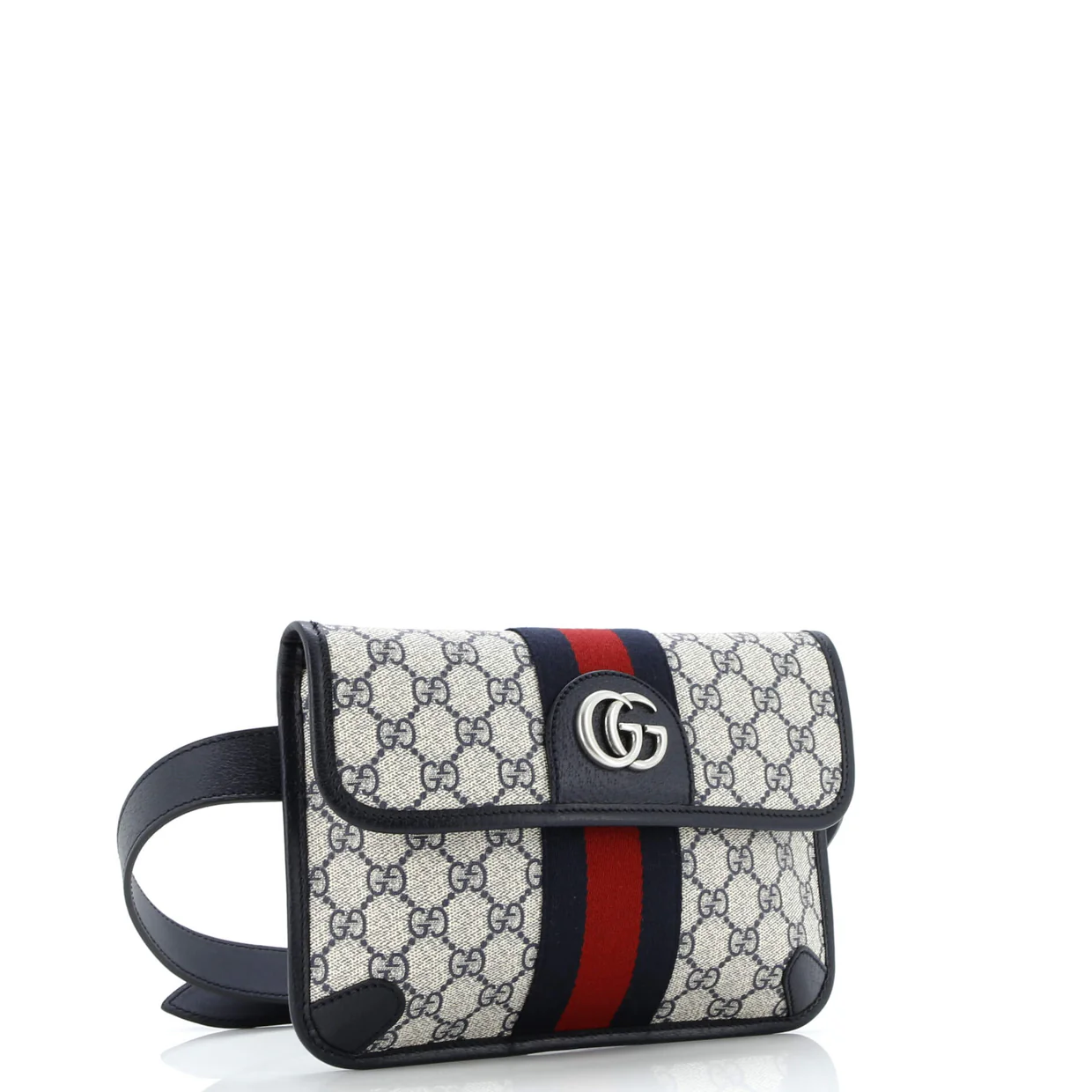 Ophidia Flap Belt Bag GG Coated Canvas with Leather - Deep Luxury