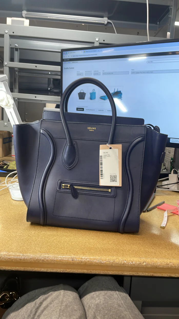 Luggage Bag Grainy Leather Mini - Deep Luxury