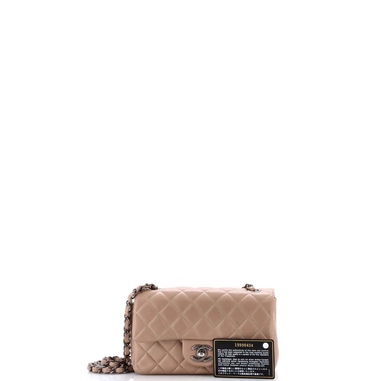 Classic Single Flap Bag Quilted Lambskin Mini - Deep Luxury