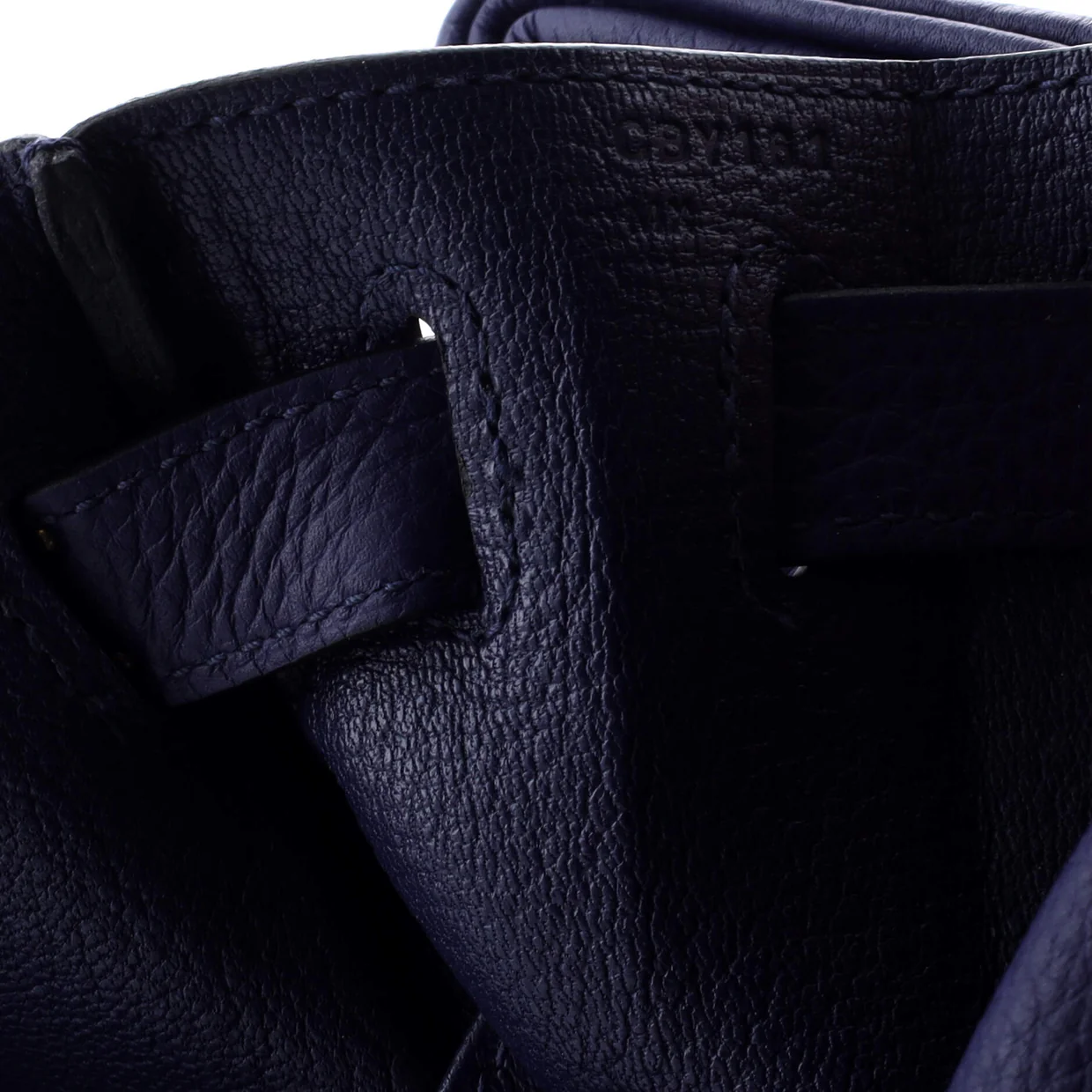 Kelly Handbag Bleu Encre Togo with Gold Hardware 28 - Deep Luxury