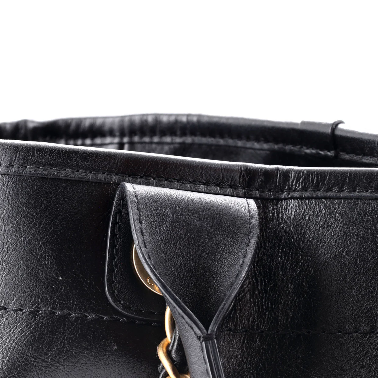 Deauville Tote Embellished Shiny Calfskin Medium - Deep Luxury