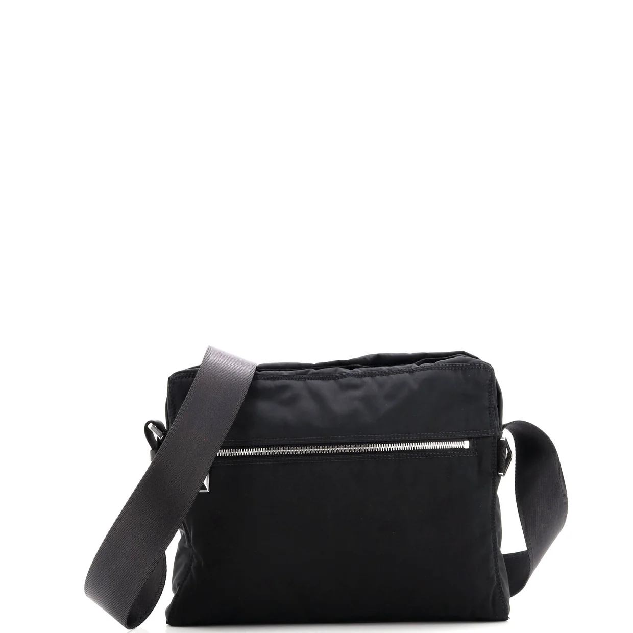 Snap Button Messenger Bag Nylon - Deep Luxury