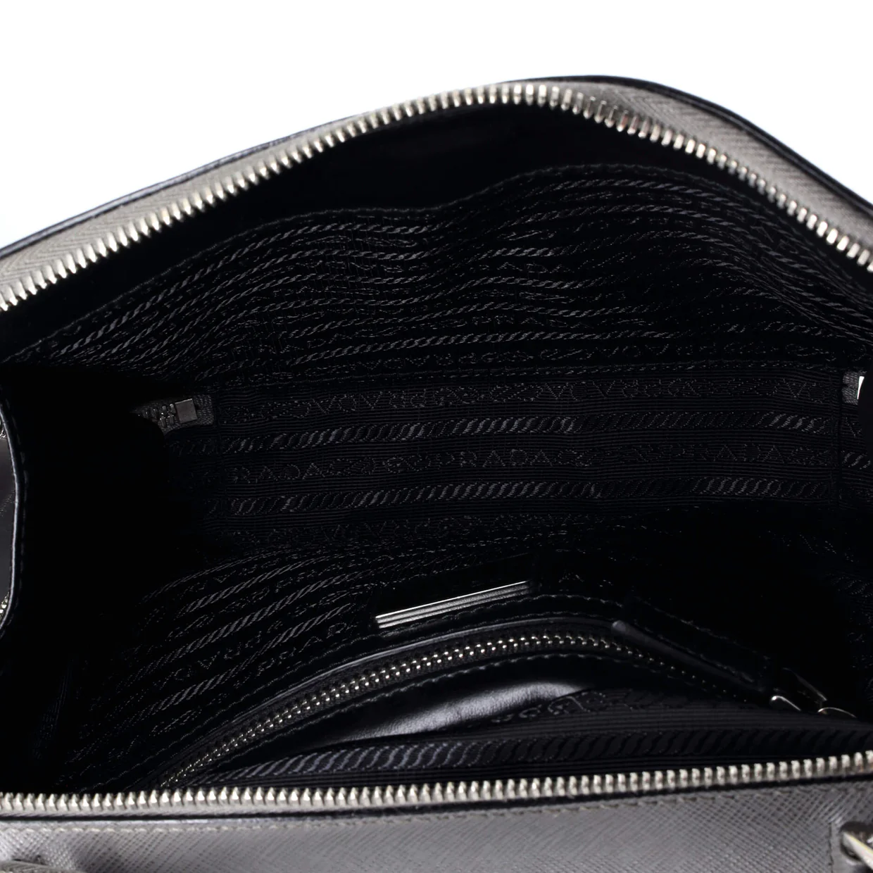 Brique Crossbody Bag Saffiano Leather Small - Deep Luxury